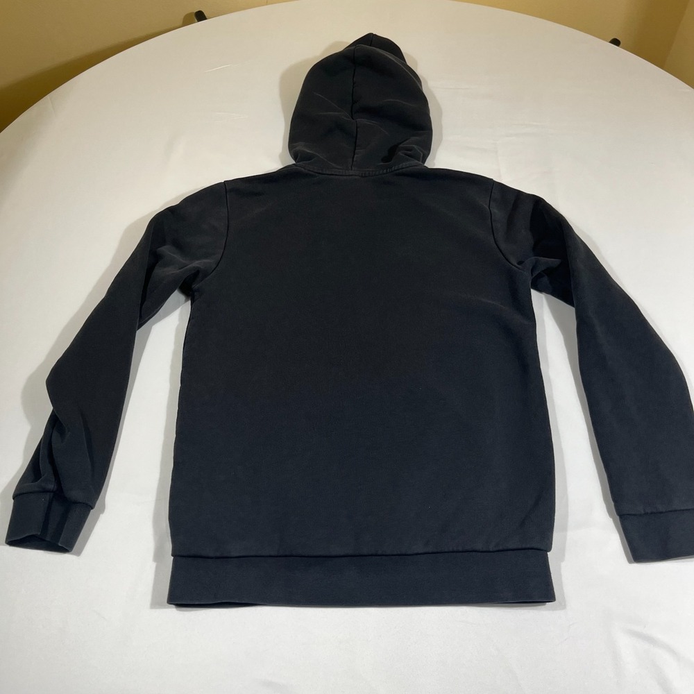 Adidas Mexico National Team Youth Small Black Gold Soccer Pullover Hoodie - Picture 2 of 10